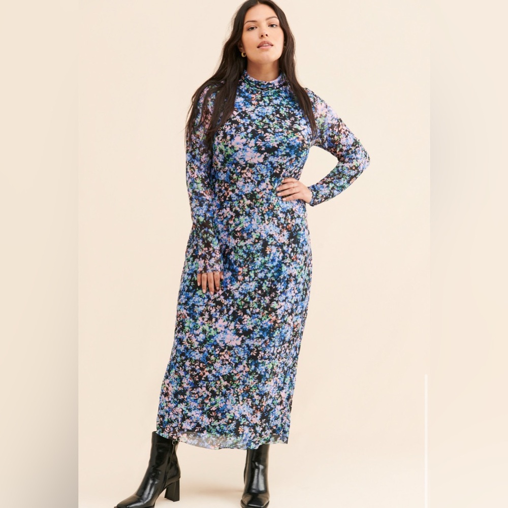 AFRM Laguna Mesh Maxi Dress